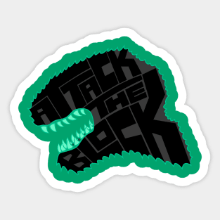 Attack the block Sticker